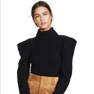 A.L.C. Maura black wool cashmere Sweater size M